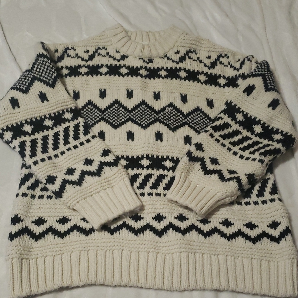 H&M Cream Knit Sweater